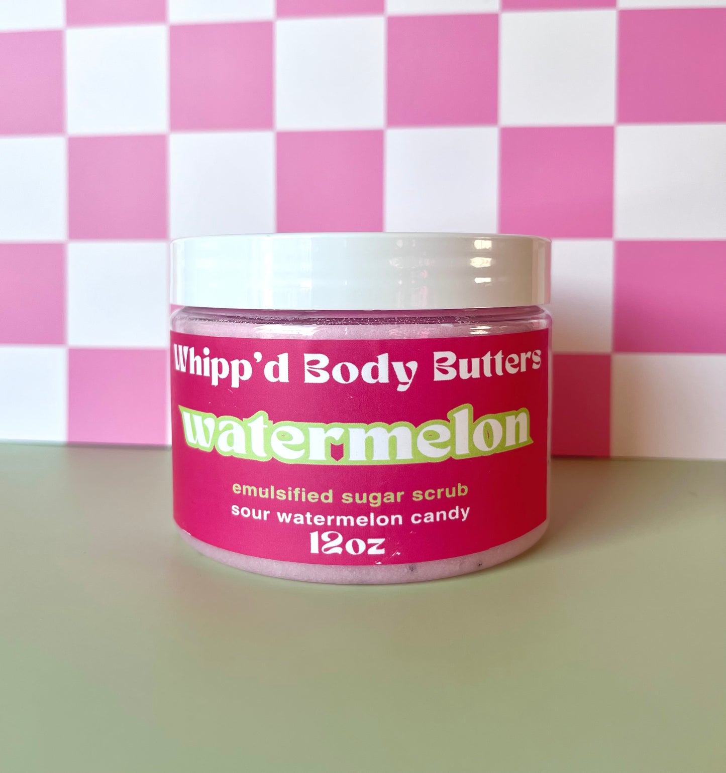 watermelon emulsified sugar scrub