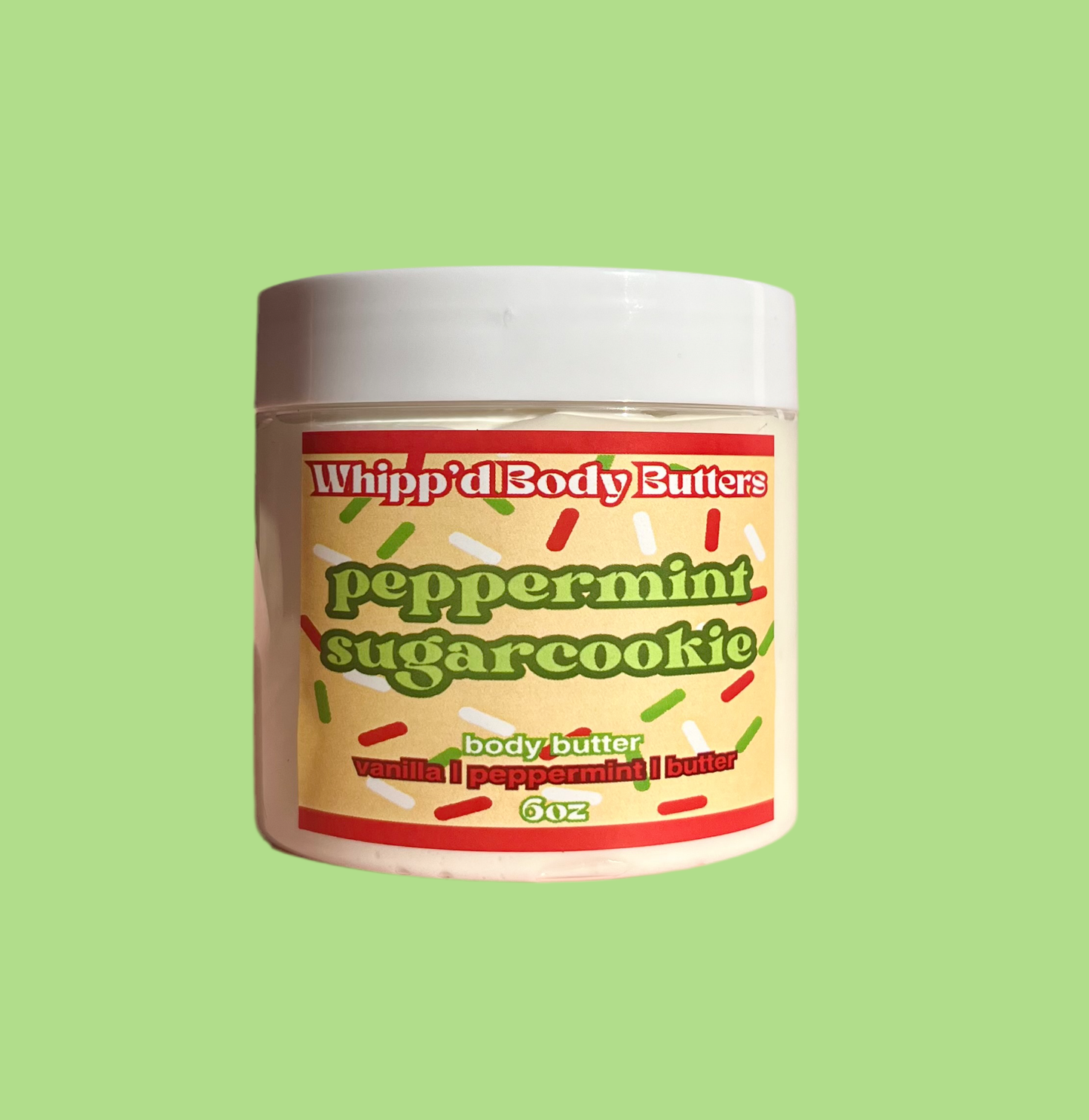 peppermint sugarcookie body butter